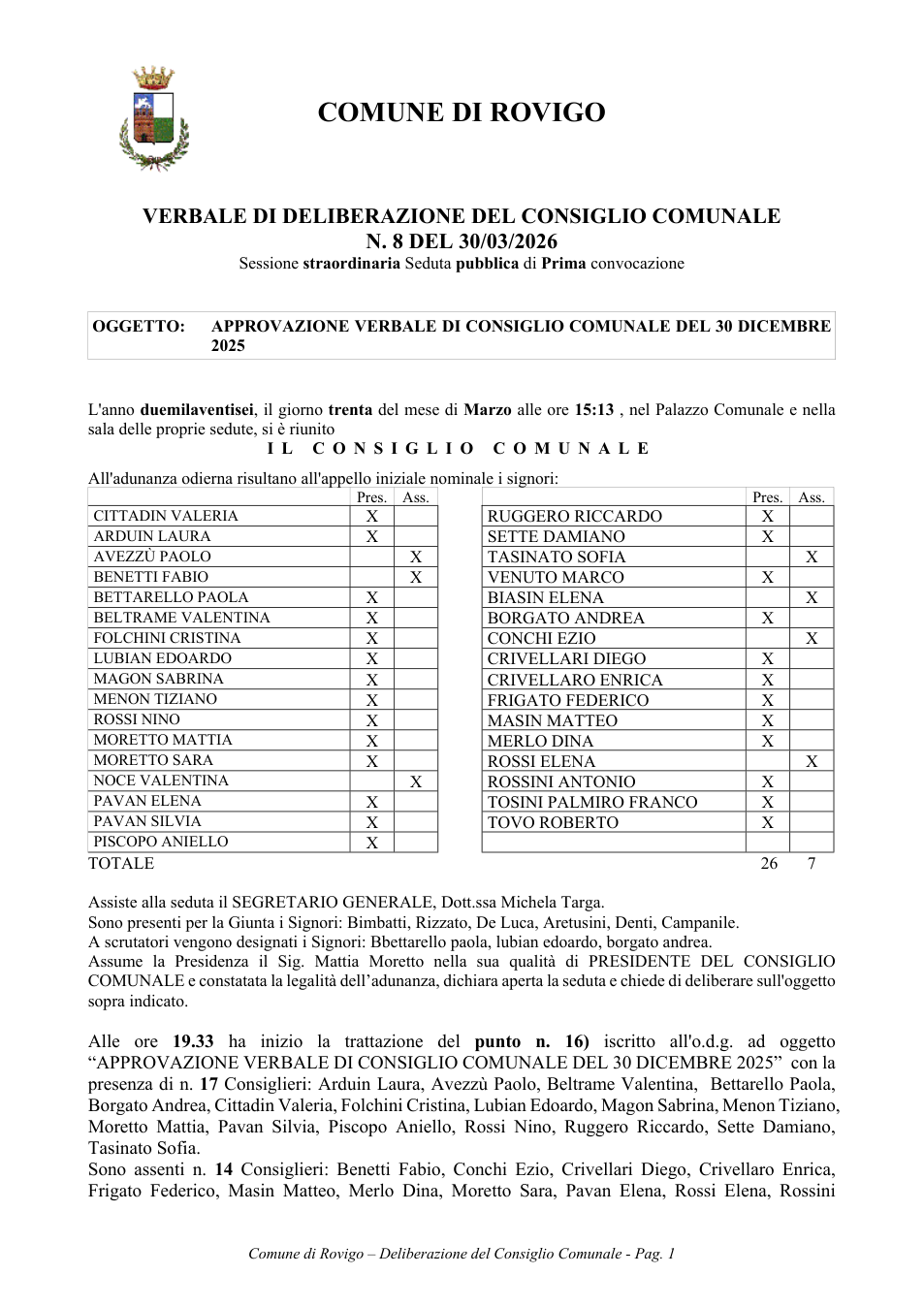 Pagina 1 del documento