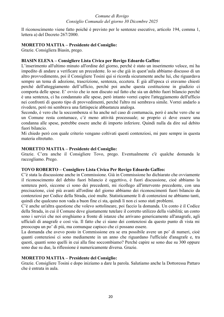 Pagina 20 del documento