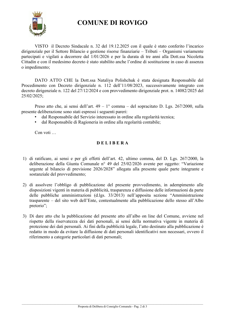 Pagina 2 del documento