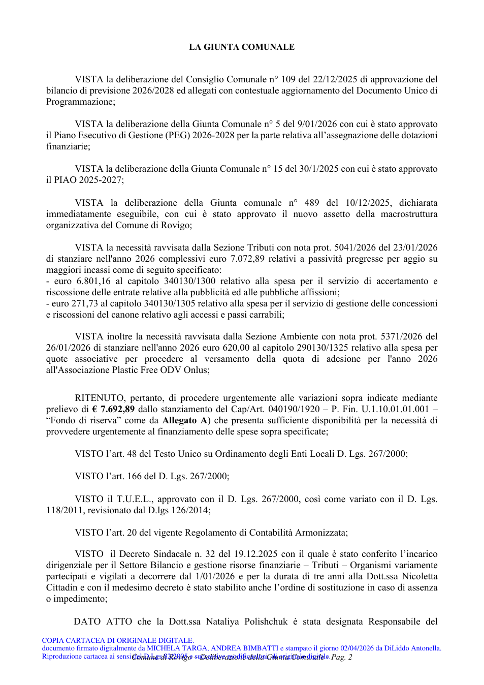 Pagina 2 del documento