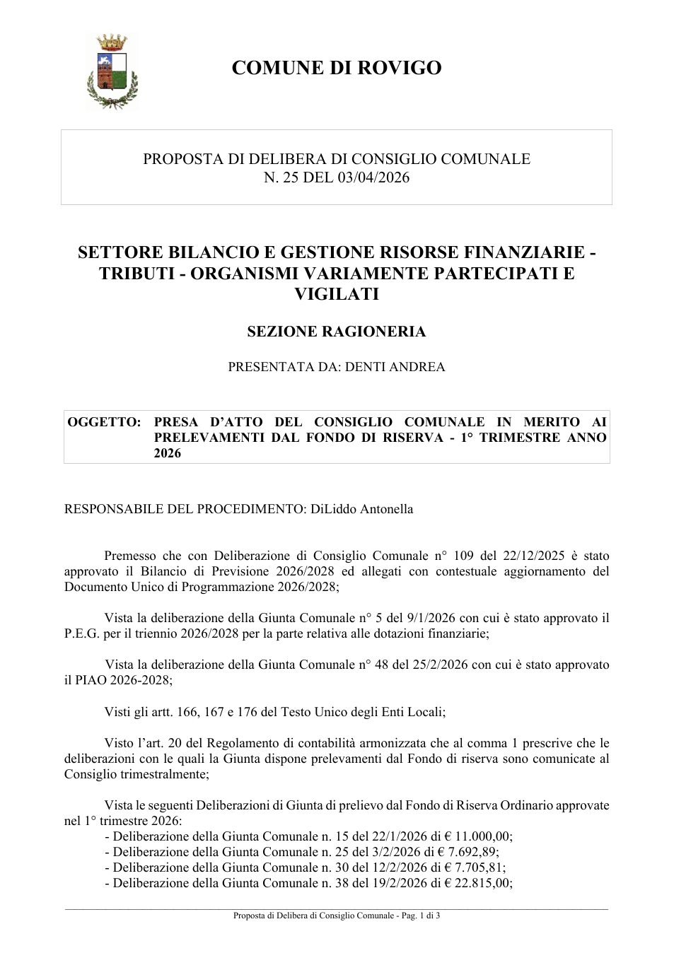 Pagina 1 del documento