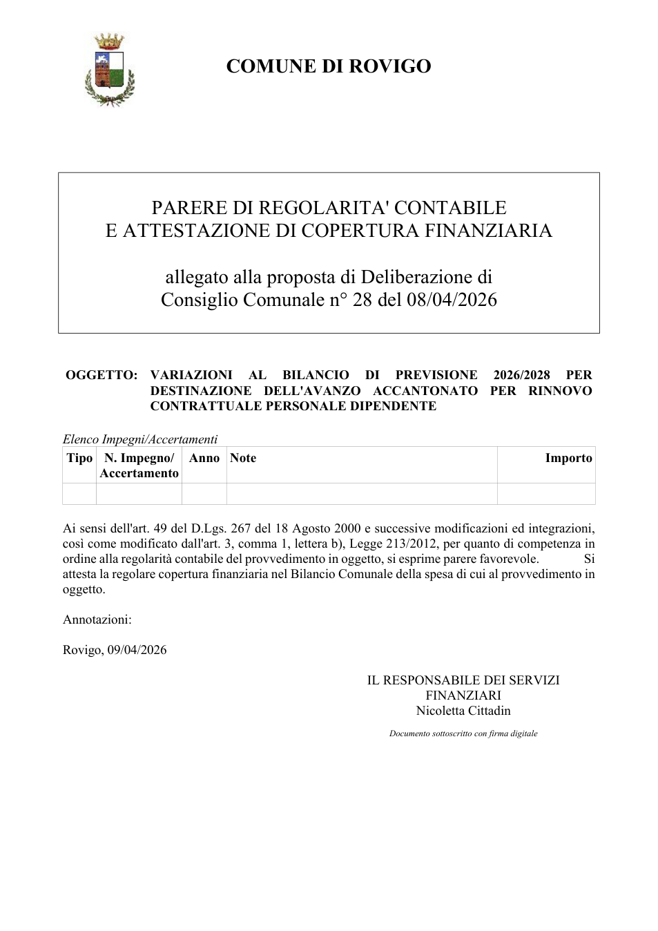 Pagina 1 del documento