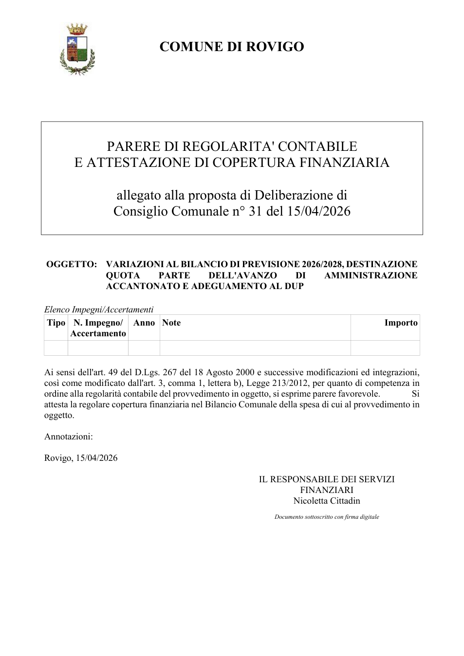Pagina 1 del documento
