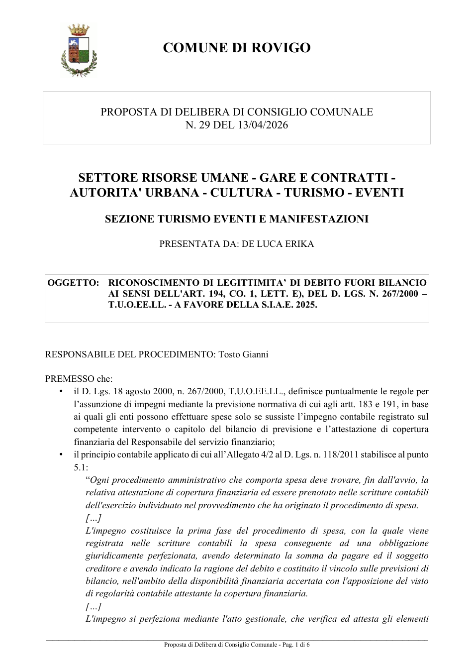 Pagina 1 del documento