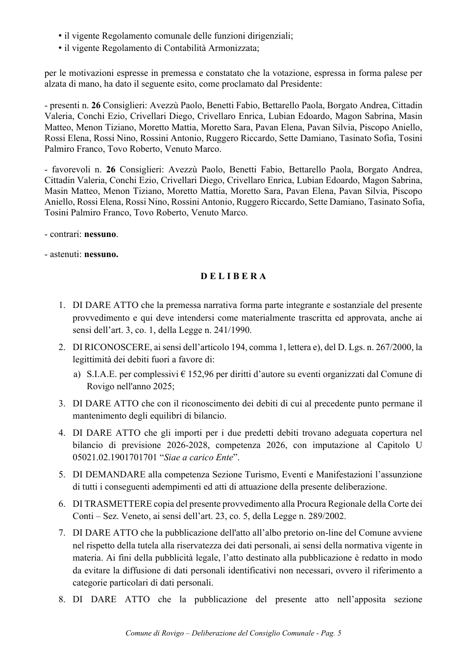 Pagina 5 del documento