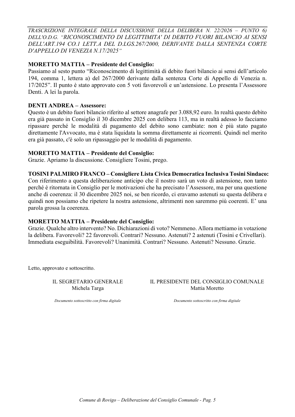 Pagina 5 del documento