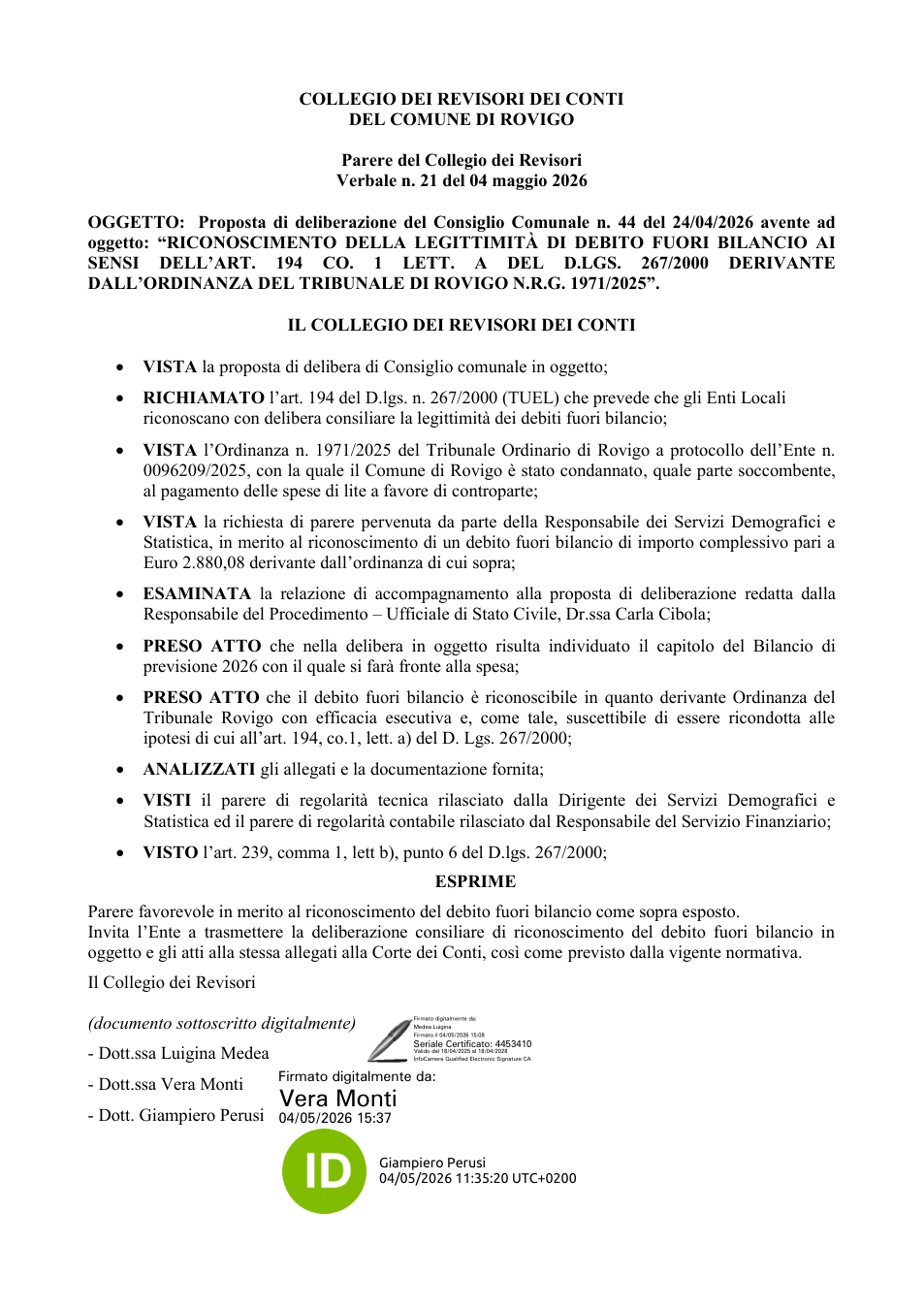 Pagina 1 del documento