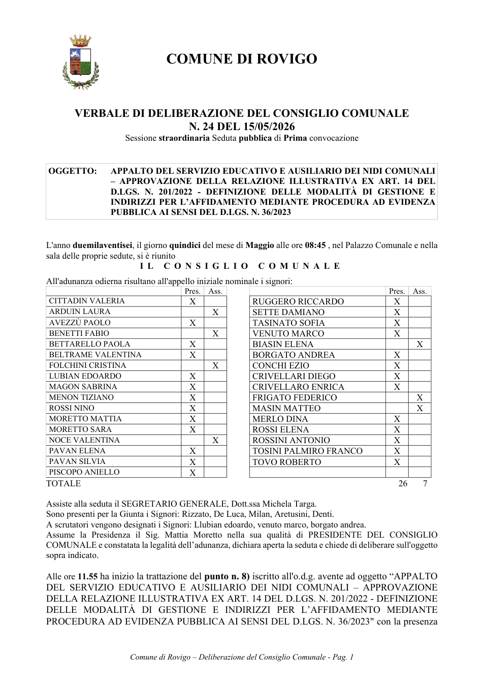 Pagina 1 del documento