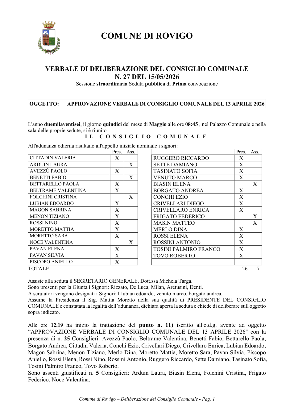 Pagina 1 del documento