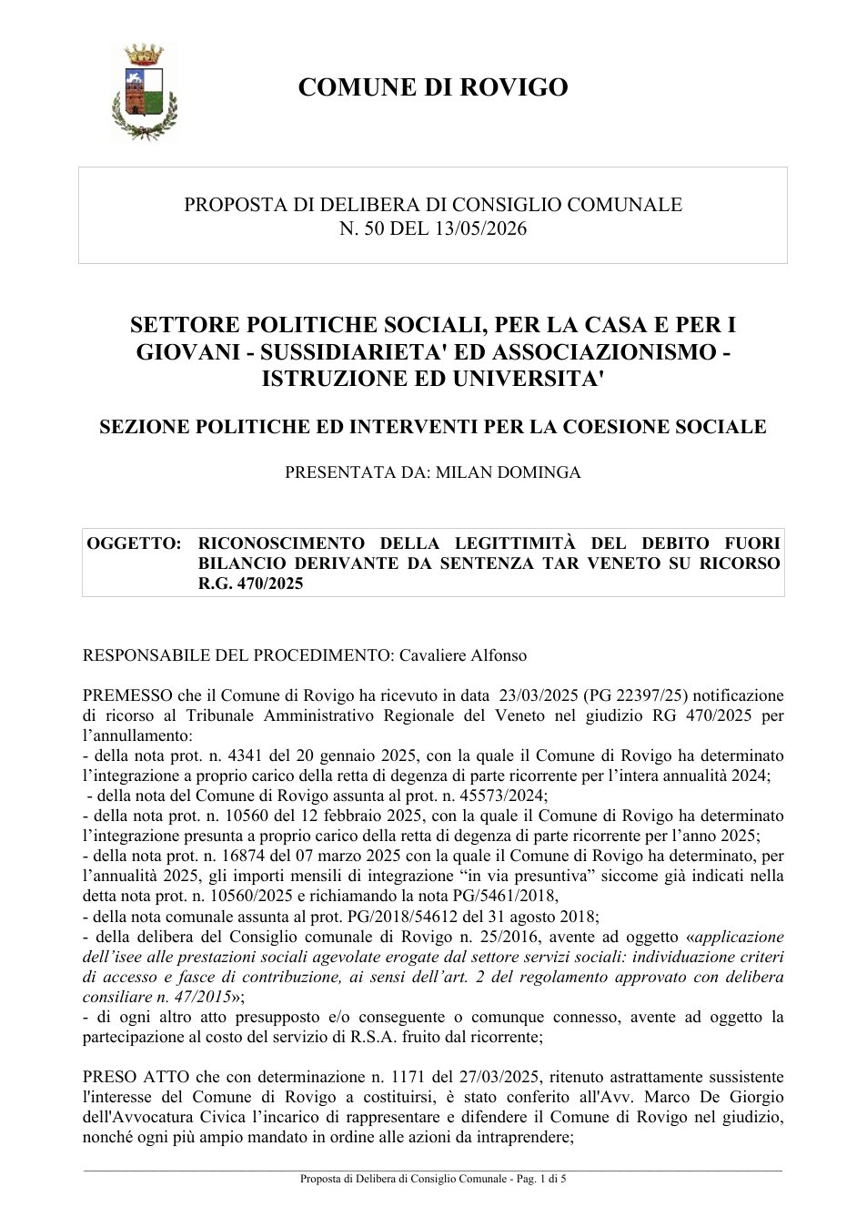 Pagina 1 del documento