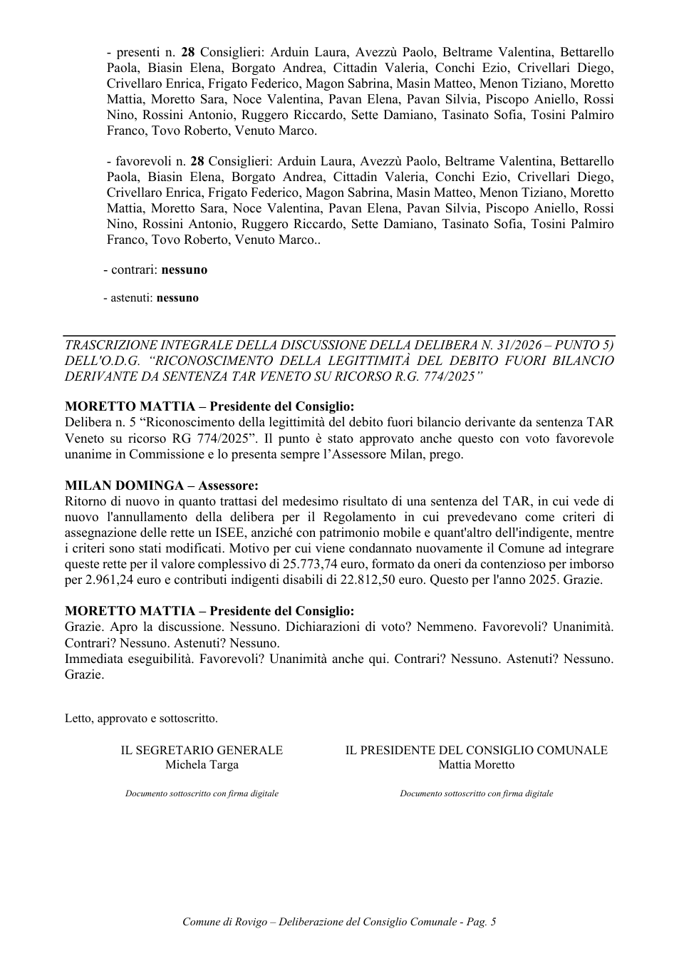 Pagina 5 del documento