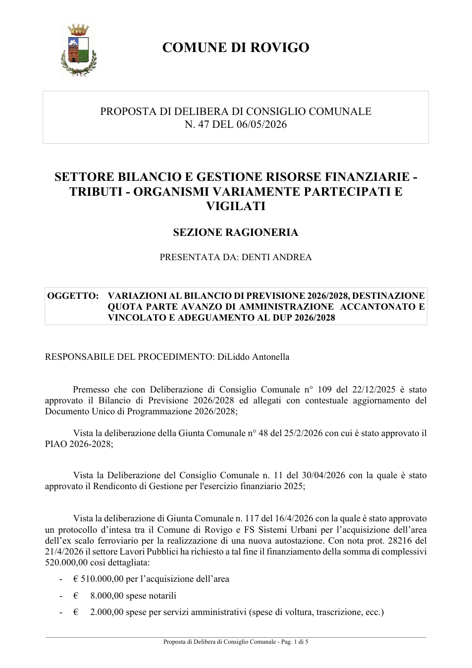 Pagina 1 del documento