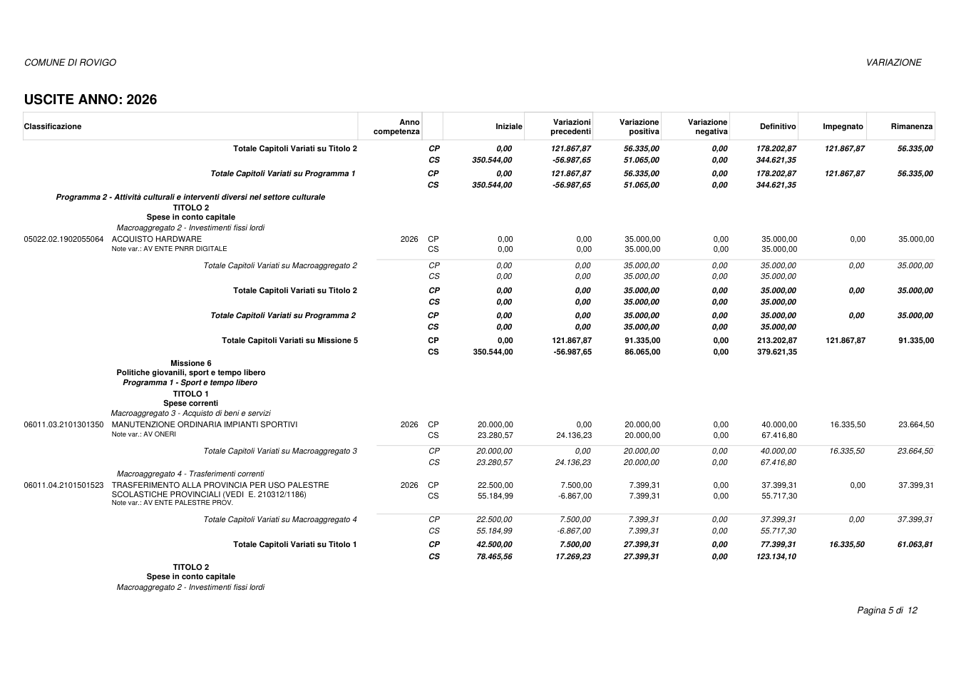 Pagina 5 del documento