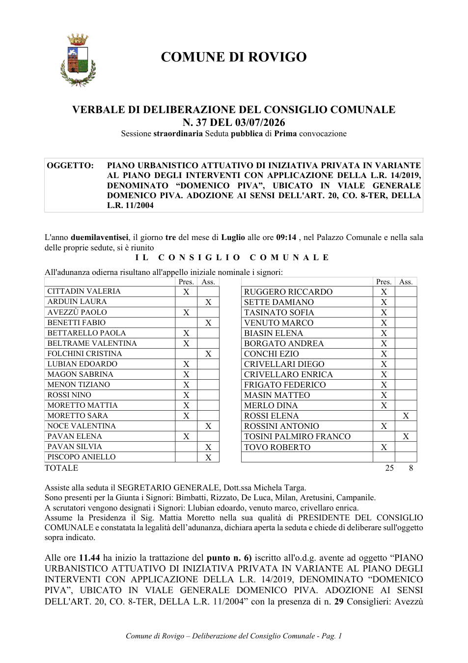 Pagina 1 del documento