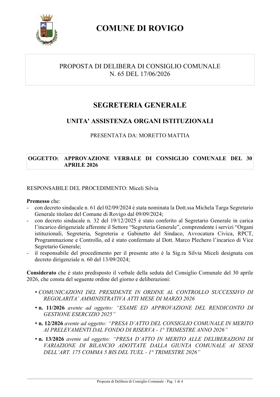 Pagina 1 del documento