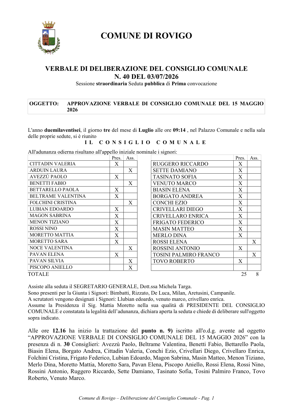 Pagina 1 del documento