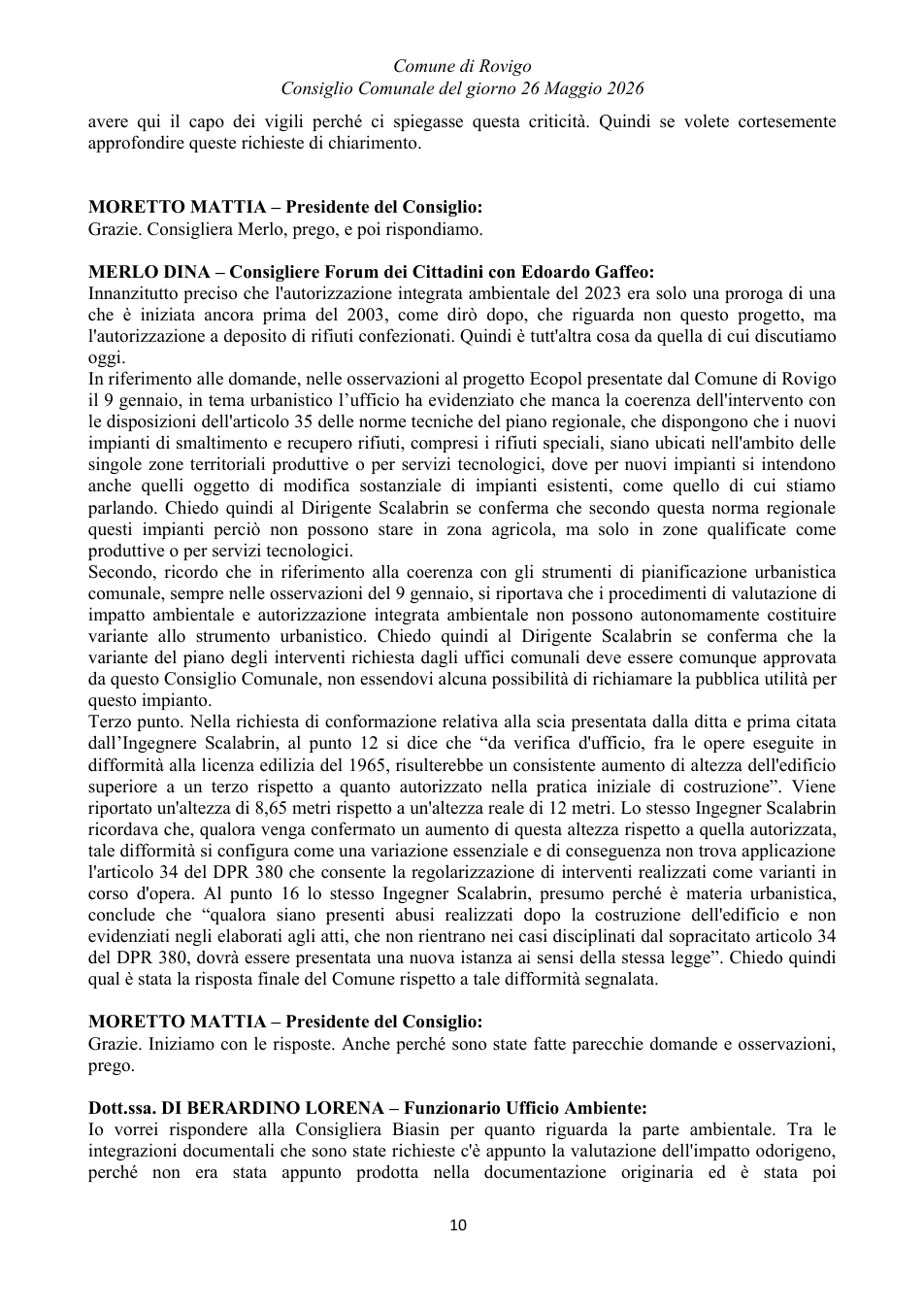 Pagina 10 del documento
