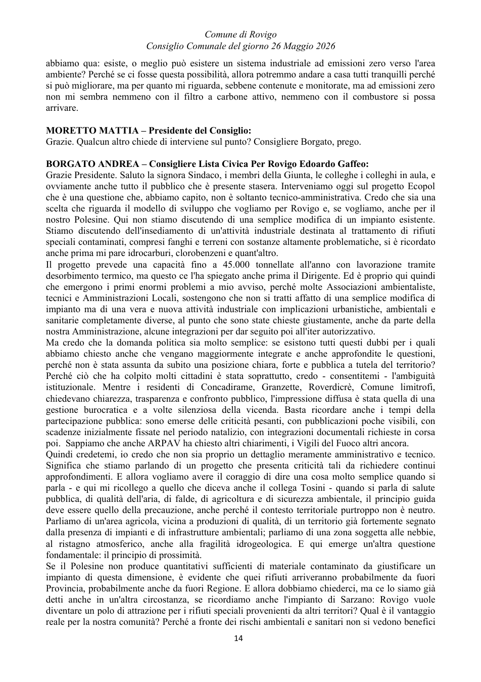 Pagina 14 del documento