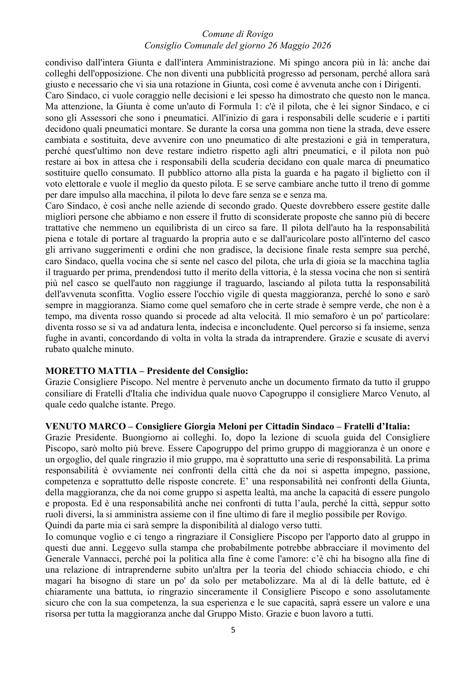Pagina 5 del documento