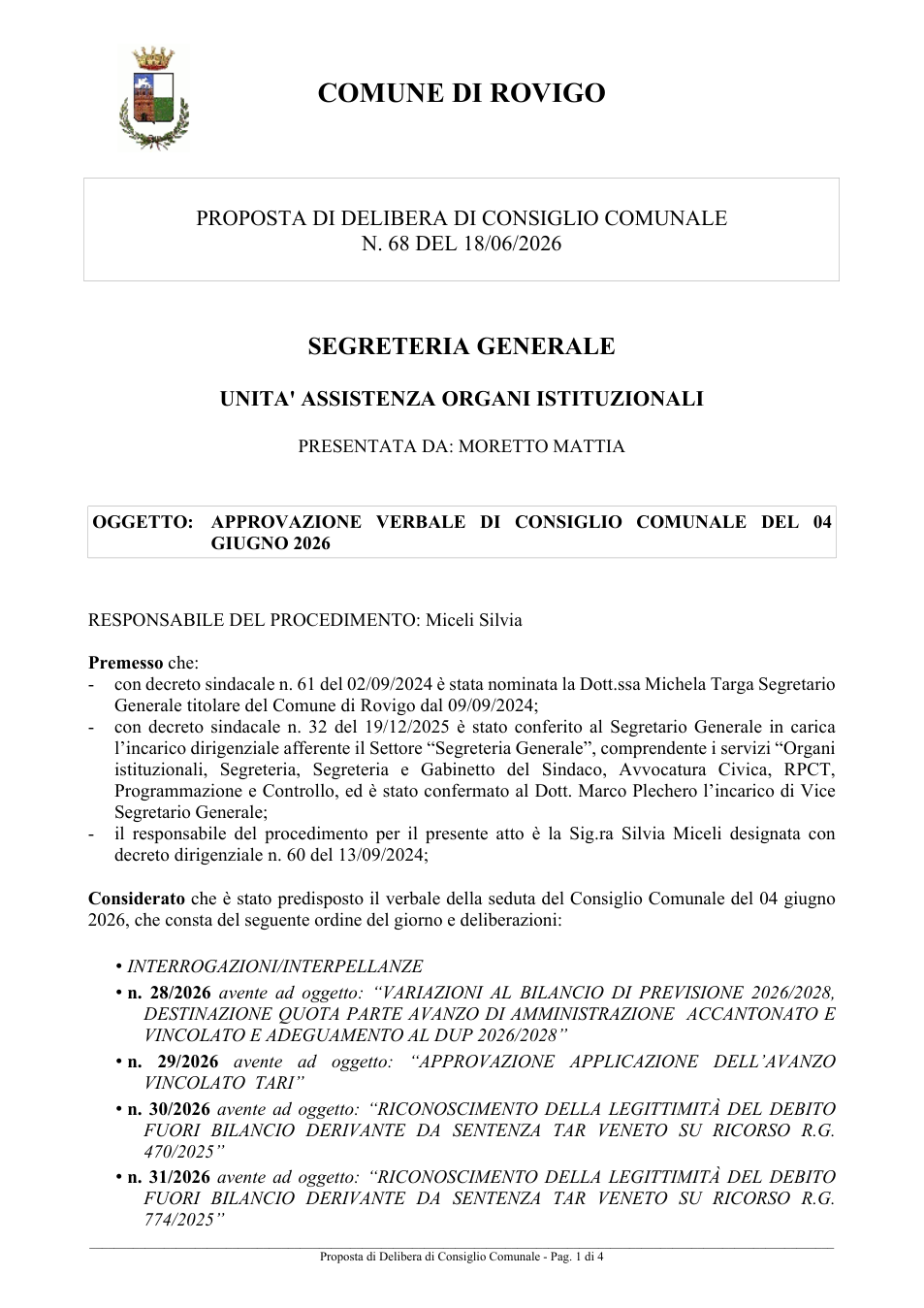 Pagina 1 del documento
