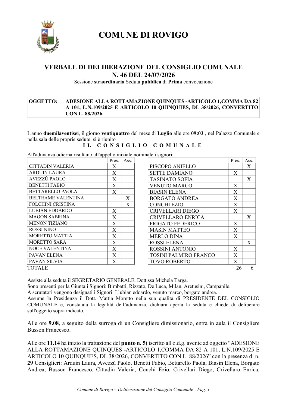 Pagina 1 del documento