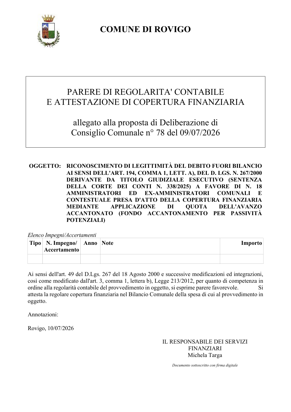 Pagina 1 del documento