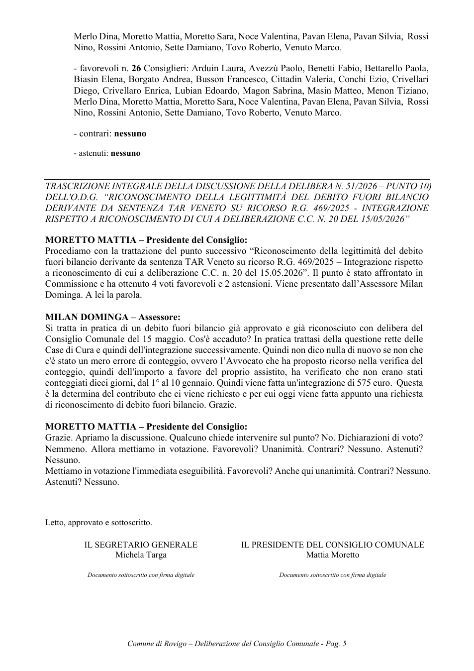 Pagina 5 del documento