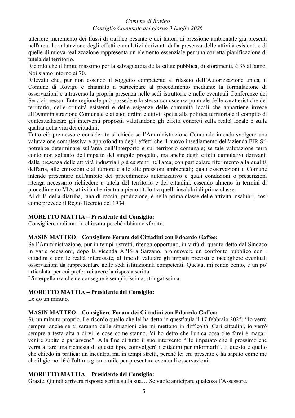 Pagina 5 del documento