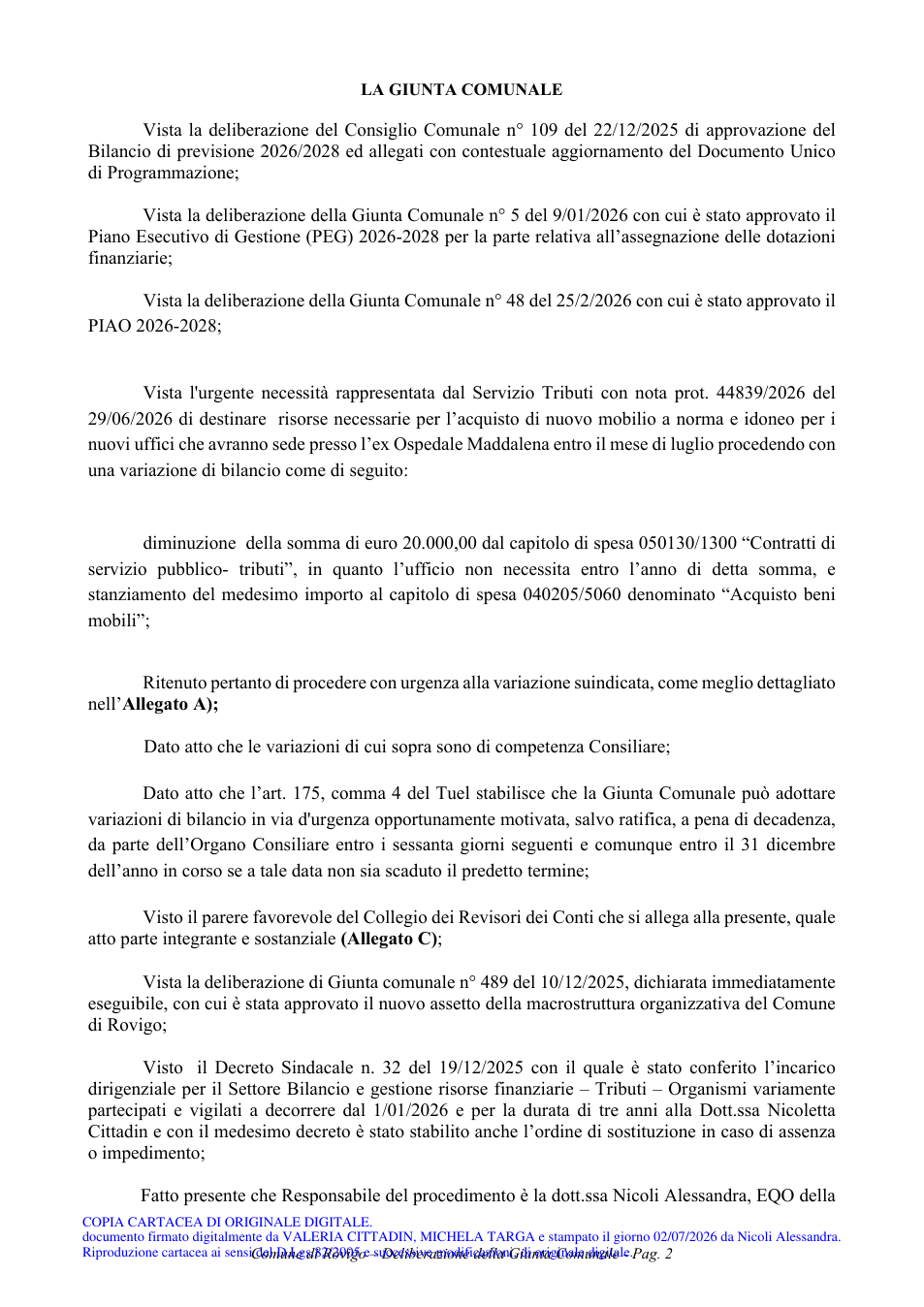 Pagina 2 del documento