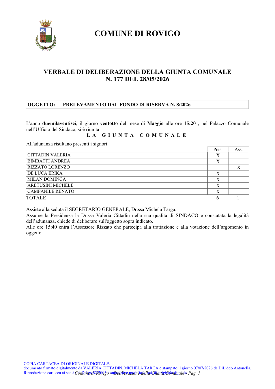 Pagina 1 del documento
