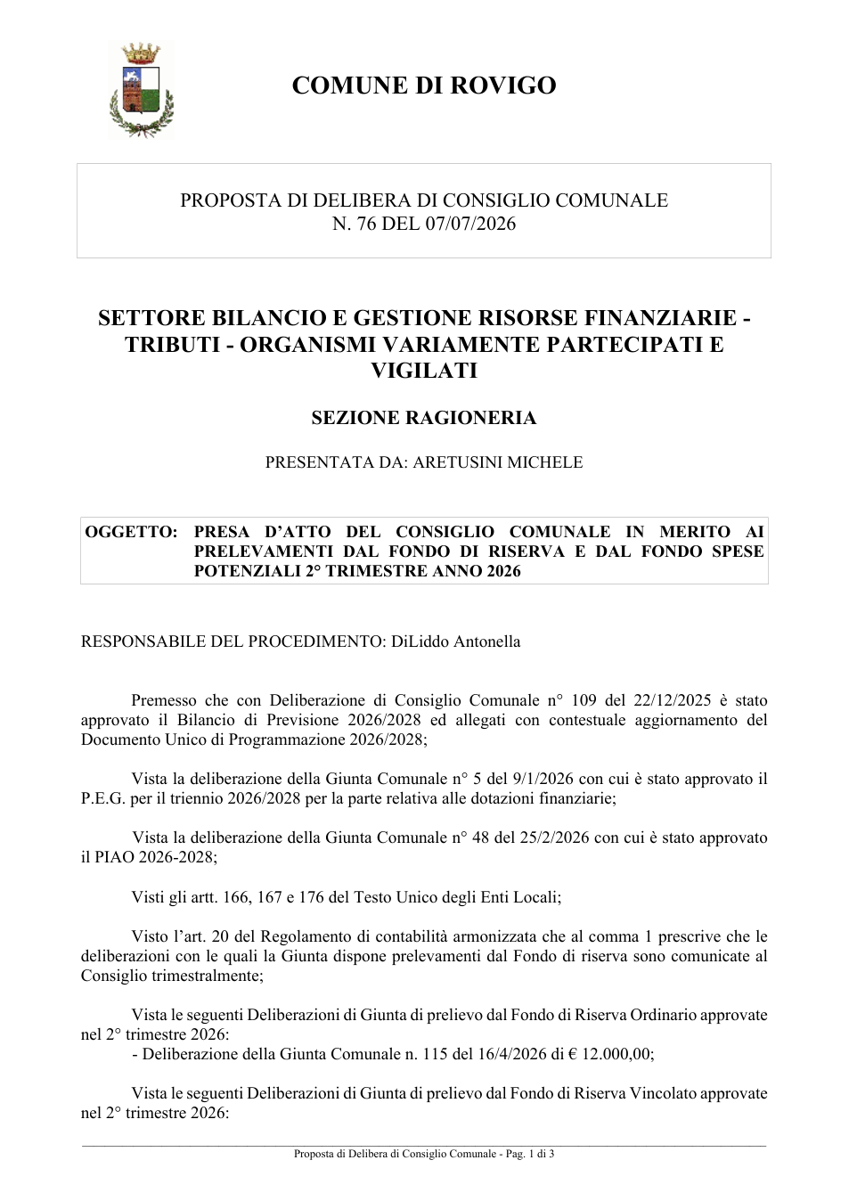 Pagina 1 del documento