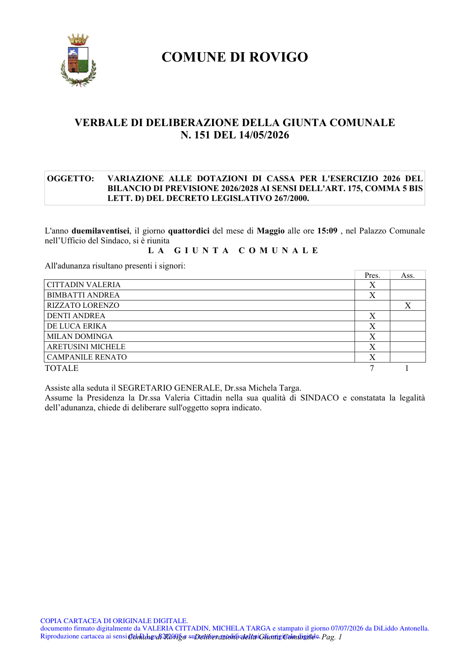 Pagina 1 del documento