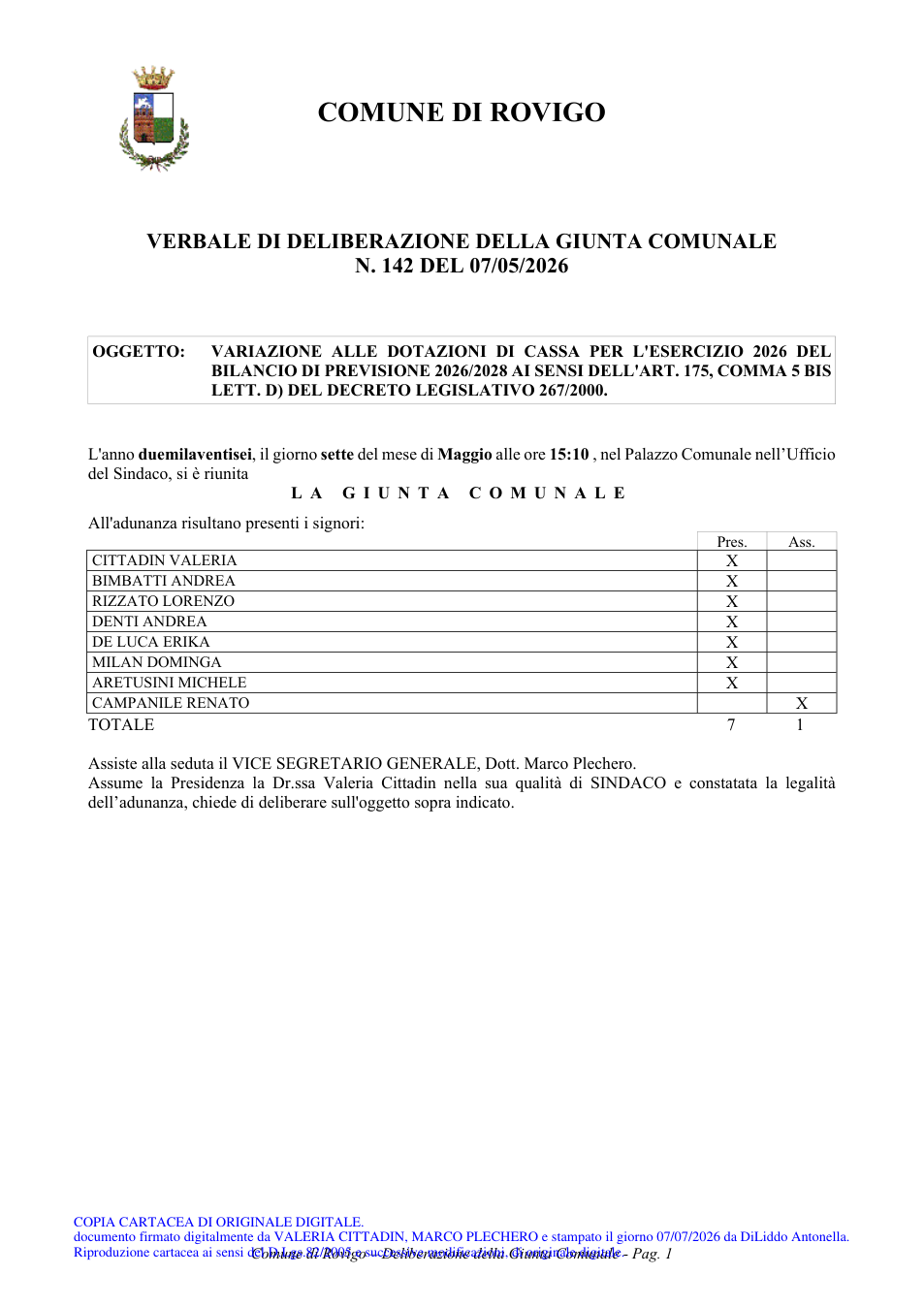 Pagina 1 del documento