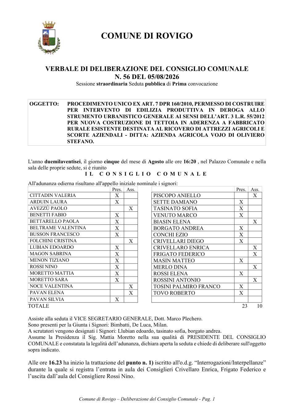 Pagina 1 del documento