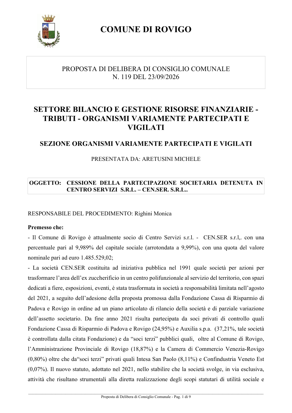 Pagina 1 del documento