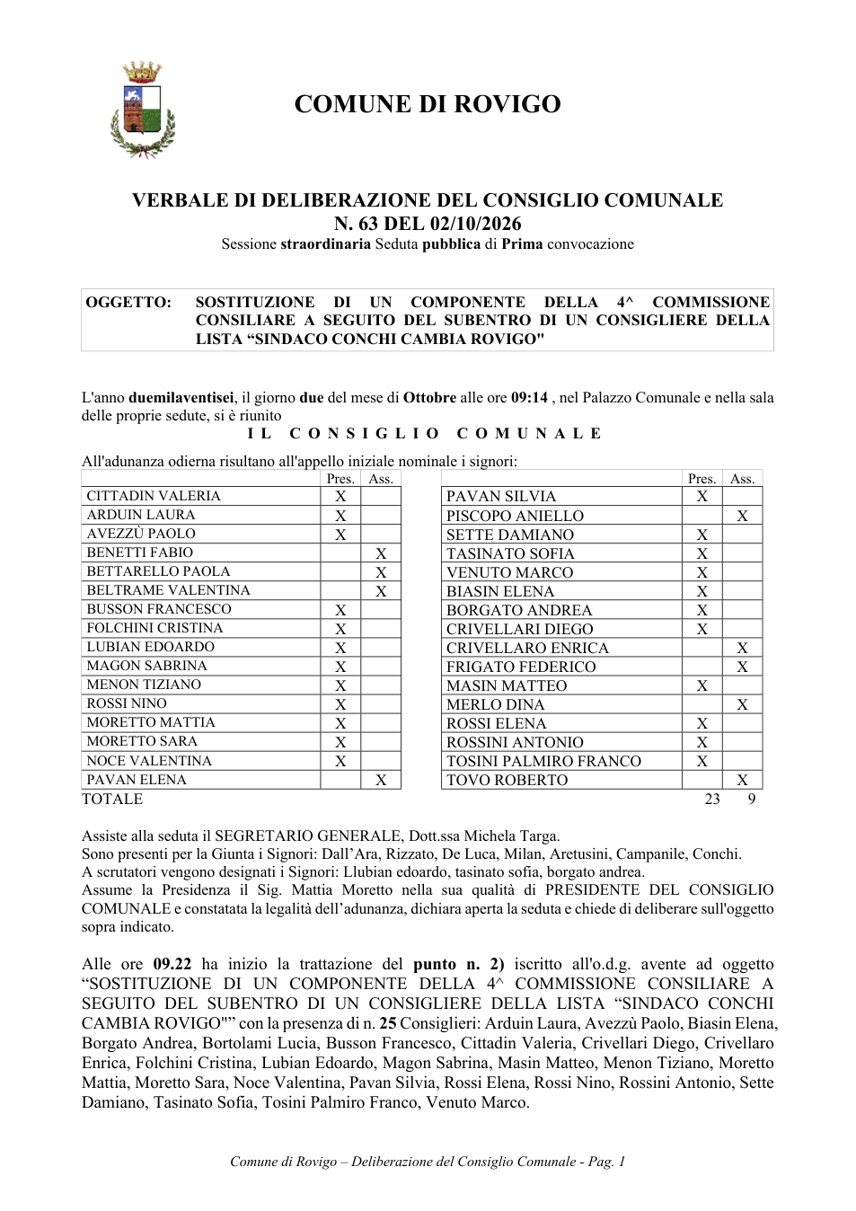 Pagina 1 del documento