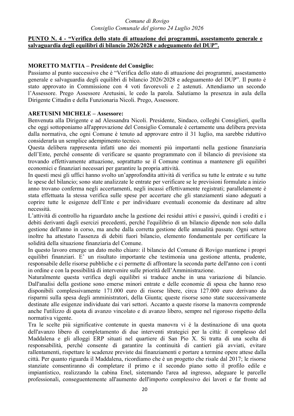 Pagina 20 del documento