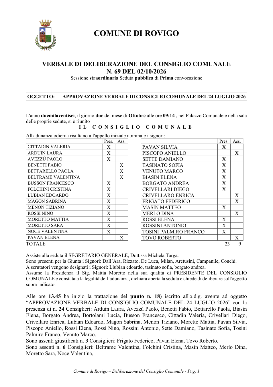 Pagina 1 del documento