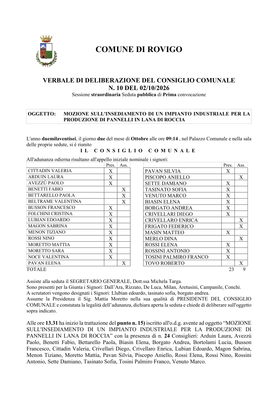 Pagina 1 del documento