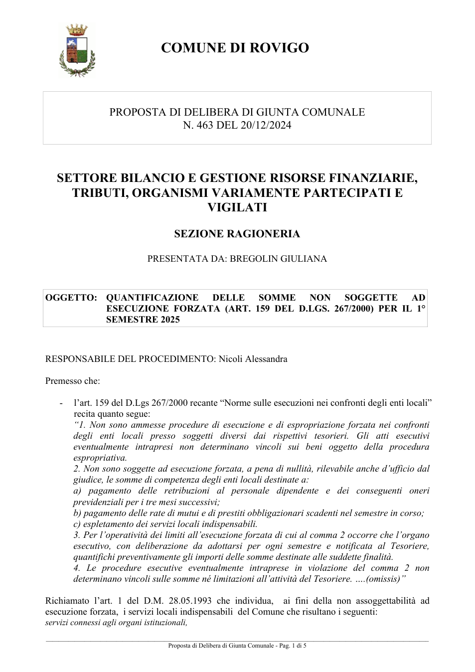 Pagina 1 del documento