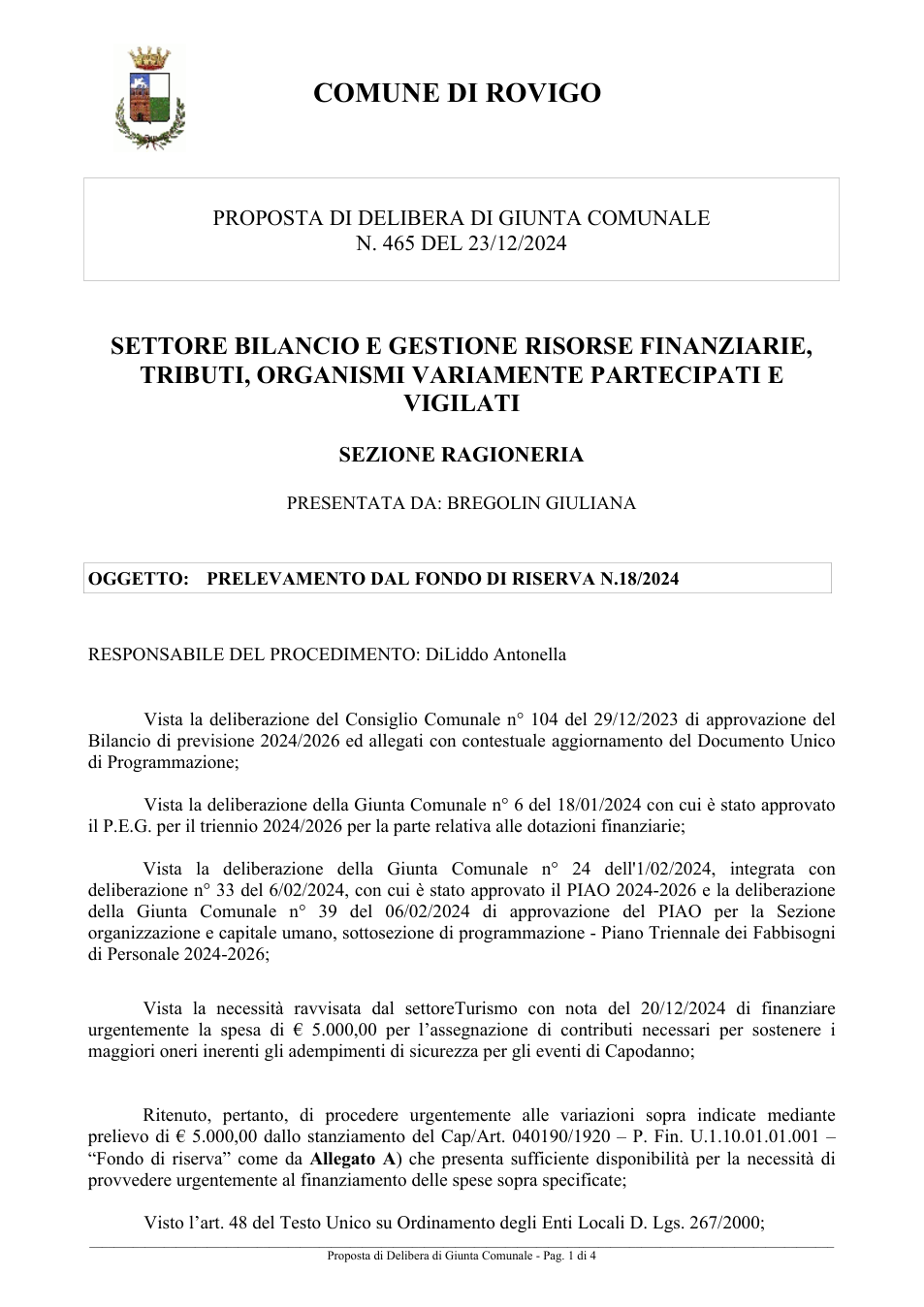 Pagina 1 del documento