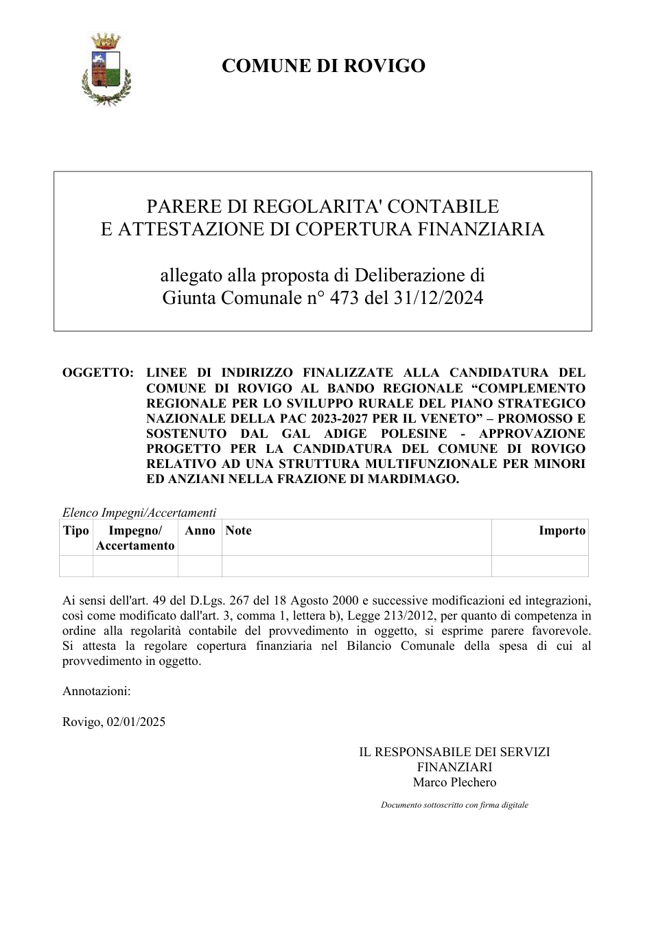 Pagina 1 del documento