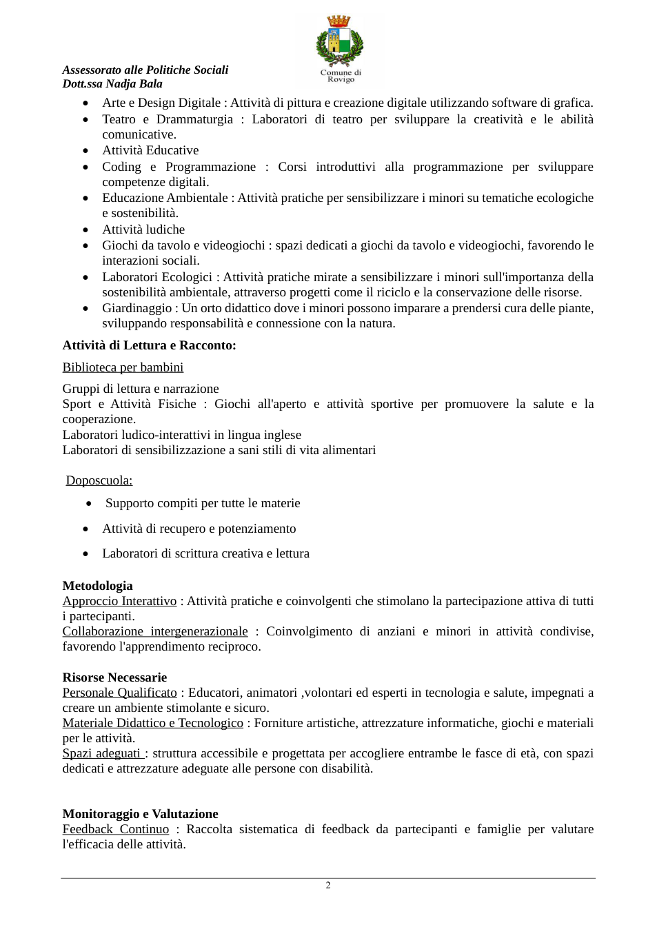 Pagina 2 del documento
