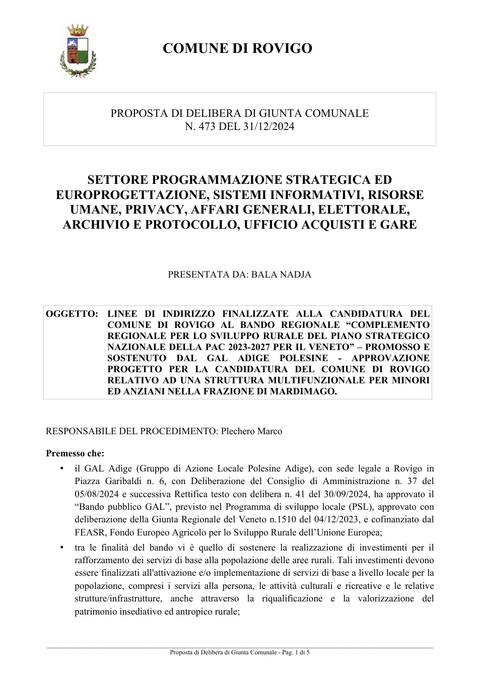 Pagina 1 del documento