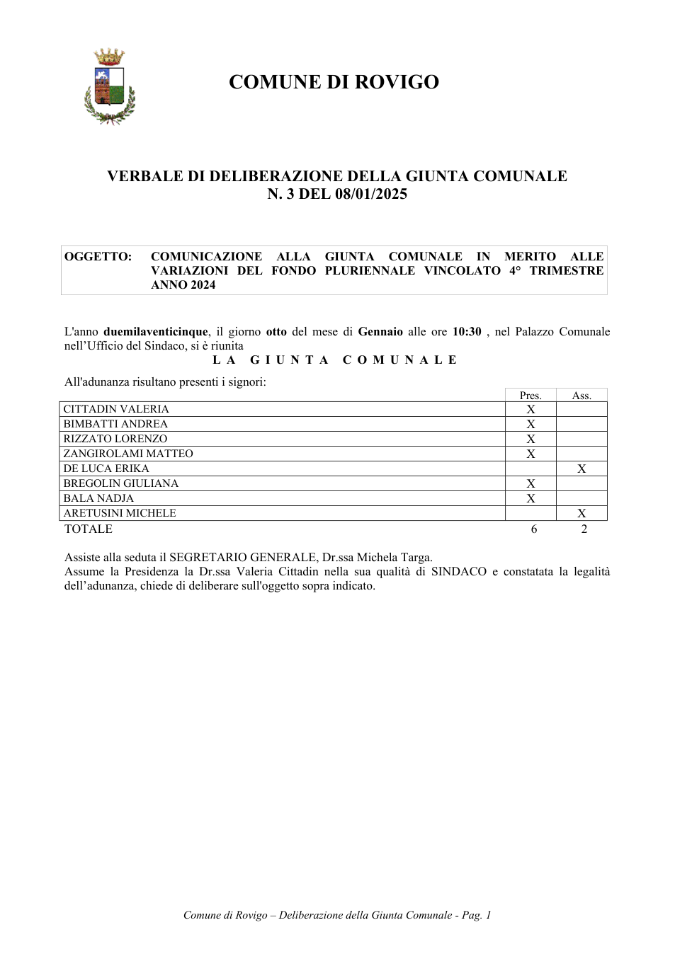 Pagina 1 del documento