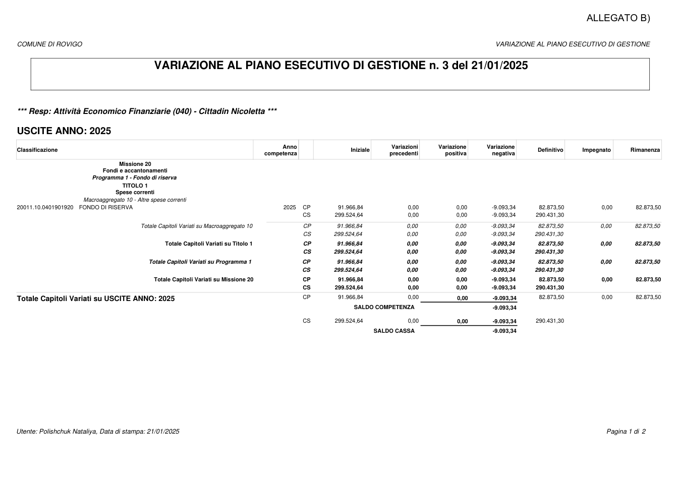 Pagina 1 del documento