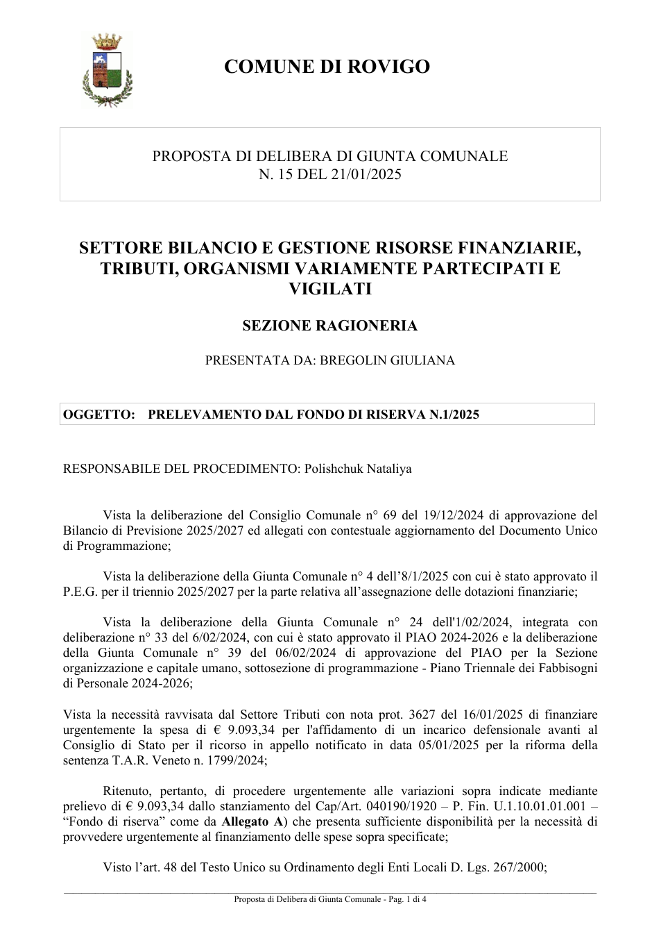 Pagina 1 del documento