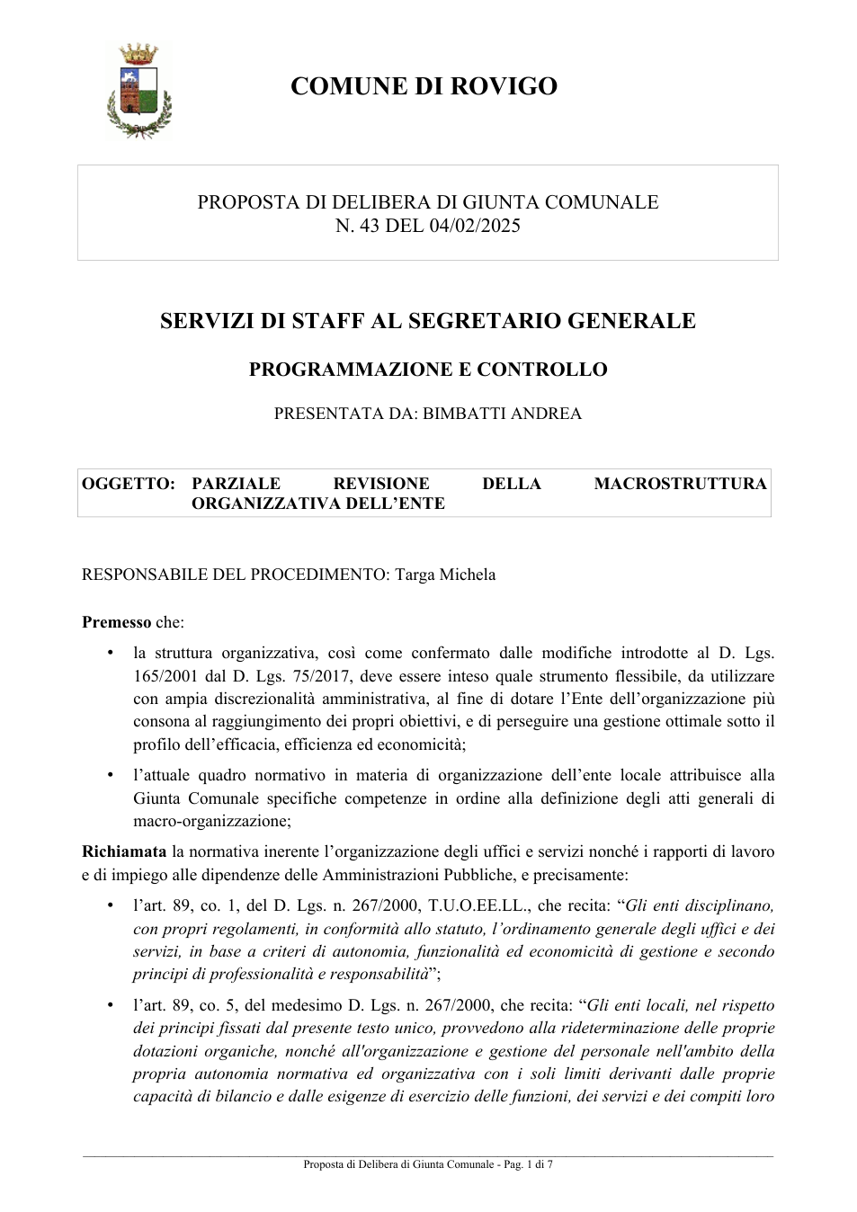 Pagina 1 del documento