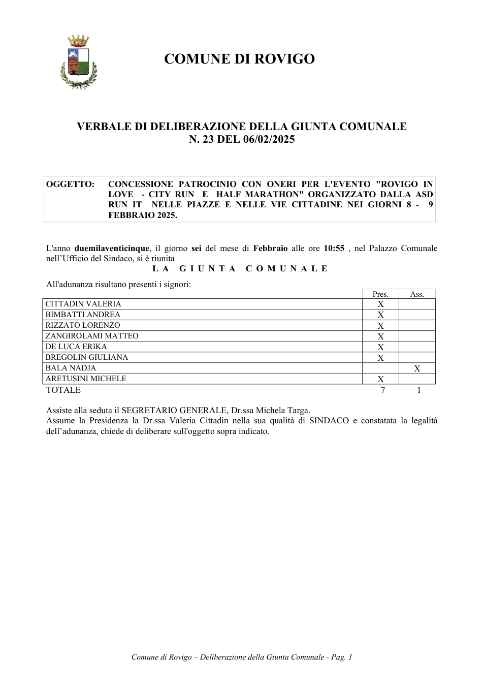 Pagina 1 del documento