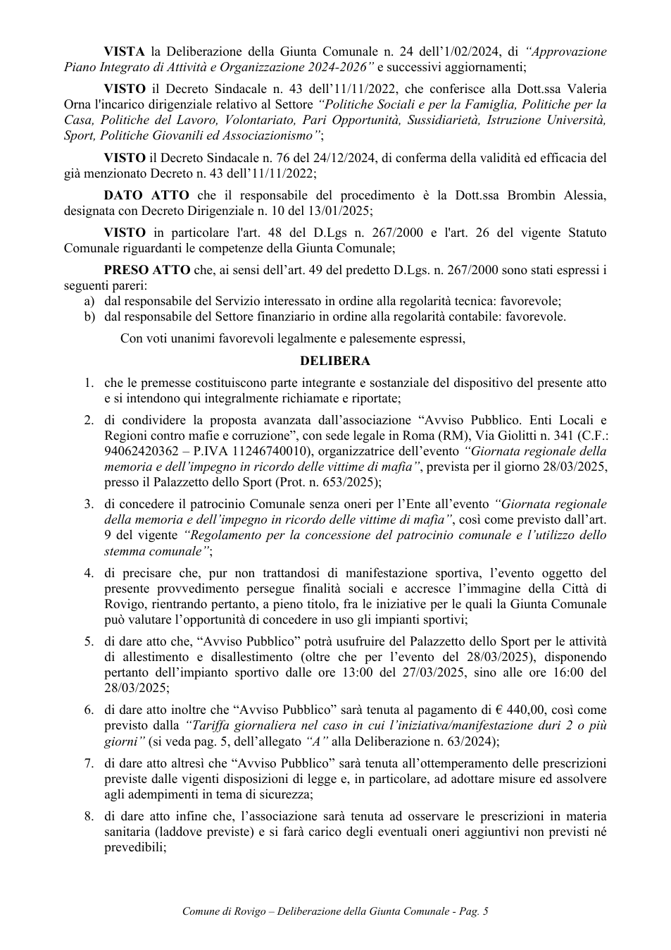 Pagina 5 del documento